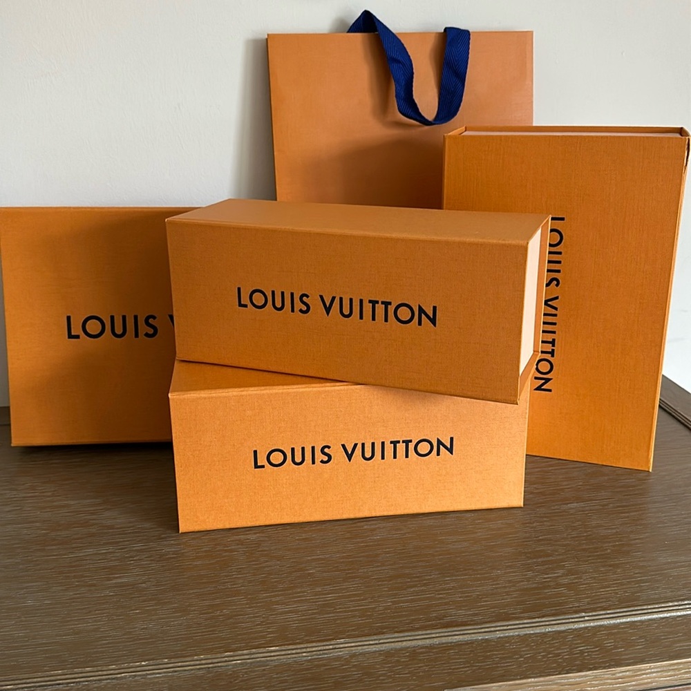 Boxes and bag